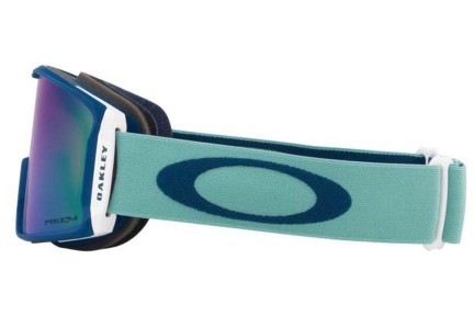 Gogle narciarskie Oakley Line Miner XM OO7093-18 PRIZM Pojedyncze | Shield Niebieskie