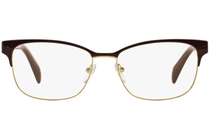 Okulary korekcyjne Prada PR65RV UAN1O1 Browline Brązowe