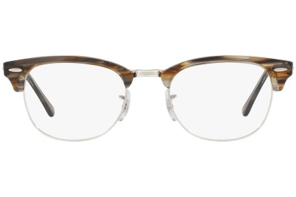 Okulary korekcyjne Ray-Ban Clubmaster RX5154 5749 Browline Brązowe