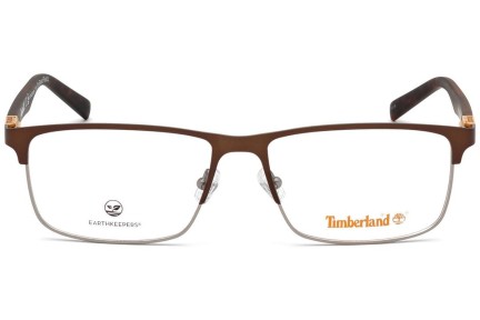 Okulary korekcyjne Timberland TB1651 048 Prostokątne Brązowe