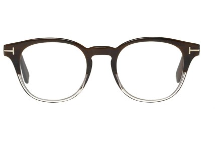 Okulary korekcyjne Tom Ford FT5400 065 Okrągłe Beżowe