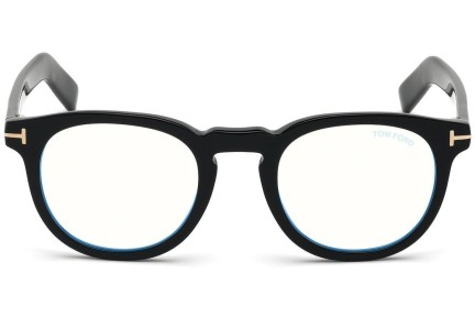 Okulary korekcyjne Tom Ford FT5629-B 001 Okrągłe Czarne