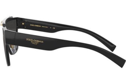 Okulary przeciwsłoneczne Dolce & Gabbana DG6125 501/M Pojedyncze | Shield Czarne