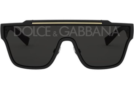 Okulary przeciwsłoneczne Dolce & Gabbana DG6125 501/M Pojedyncze | Shield Czarne