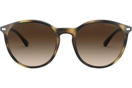 Okulary przeciwsłoneczne Emporio Armani EA4148 508913 Okrągłe Havana