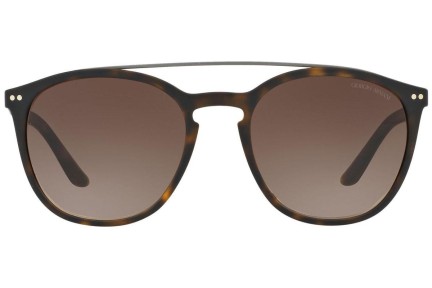 Okulary przeciwsłoneczne Giorgio Armani AR8088 508913 Kwadratowe Havana