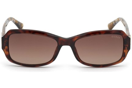 Okulary przeciwsłoneczne Guess GU7683 52F Prostokątne Havana