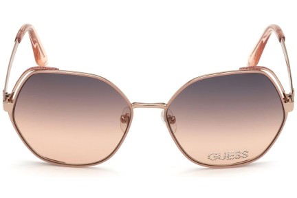 Okulary przeciwsłoneczne Guess GU7696-S 28B Oversize Złote