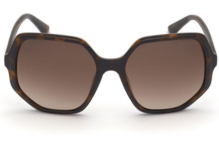 Okulary przeciwsłoneczne Guess GU7773 52F Oversize Havana