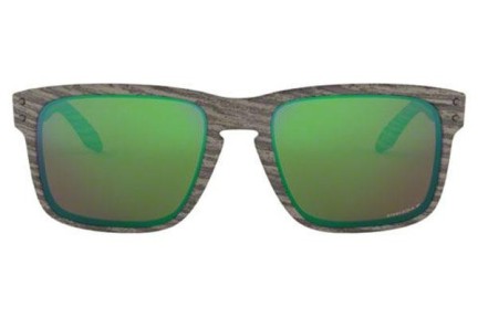 Okulary przeciwsłoneczne Oakley Holbrook OO9102-J8 Polarized Kwadratowe Brązowe