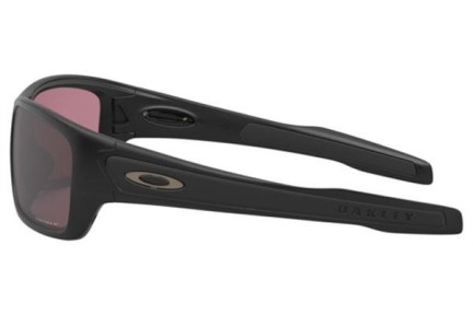 Okulary przeciwsłoneczne Oakley Turbine XS OJ9003-06 PRIZM Polarized Prostokątne Czarne