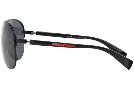 Okulary przeciwsłoneczne Prada Linea Rossa PS56MS 1BO1A1 Pilotki (Aviator) Czarne