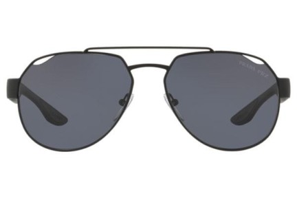 Okulary przeciwsłoneczne Prada Linea Rossa PS57US DG05Z1 Polarized Pilotki (Aviator) Czarne