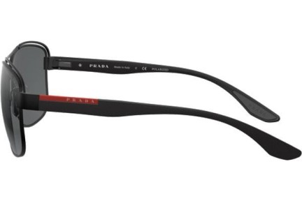 Okulary przeciwsłoneczne Prada Linea Rossa PS57VS 1BO02G Polarized Kwadratowe Czarne