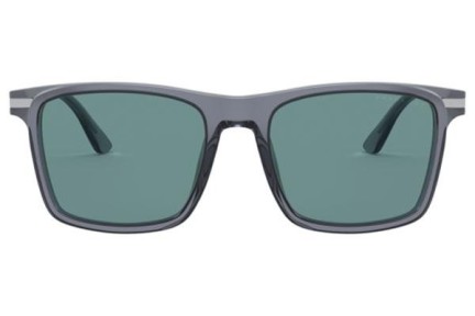 Okulary przeciwsłoneczne Prada PR19XS 01G04D Polarized Kwadratowe Szare