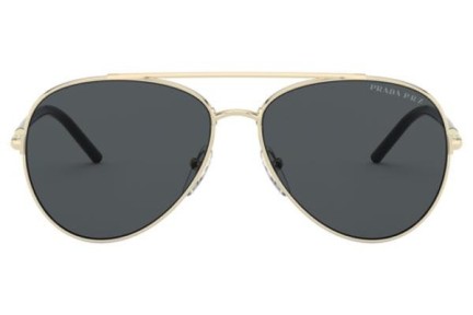 Okulary przeciwsłoneczne Prada PR66XS ZVN5Z1 Polarized Pilotki (Aviator) Złote