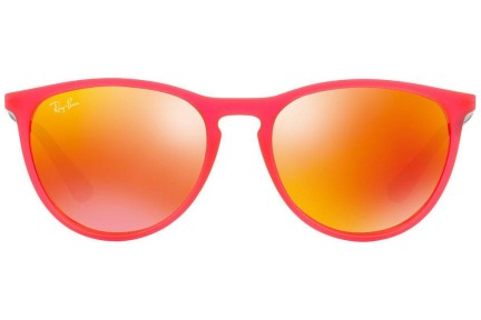 Okulary przeciwsłoneczne Ray-Ban Junior Junior Erika RJ9060S 70096Q Kwadratowe Czerwone