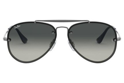 Okulary przeciwsłoneczne Ray-Ban Junior Blaze Wayfarer Junior RJ9548SN 200/11 Pilotki (Aviator) Czarne