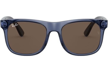 Okulary przeciwsłoneczne Ray-Ban Junior Junior Justin RJ9069S 706873 Kwadratowe Niebieskie