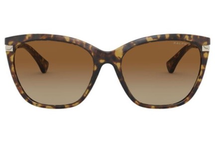 Okulary przeciwsłoneczne Ralph by Ralph Lauren RA5267 5836T5 Polarized Kocie oczy Havana