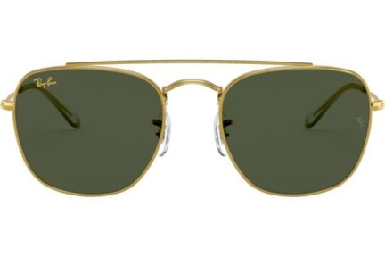 Okulary przeciwsłoneczne Ray-Ban RB3557 919631 Kwadratowe Złote