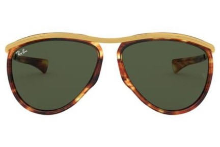 Okulary przeciwsłoneczne Ray-Ban Olympian Aviator RB2219 954/31 Pilotki (Aviator) Havana