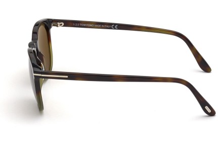 Okulary przeciwsłoneczne Tom Ford FT0858 56J Okrągłe Havana