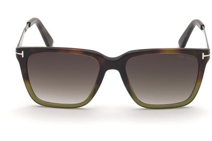 Okulary przeciwsłoneczne Tom Ford FT0862 55B Kwadratowe Havana