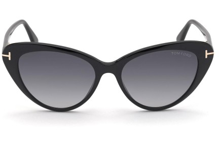 Okulary przeciwsłoneczne Tom Ford FT0869 01B Kocie oczy Czarne