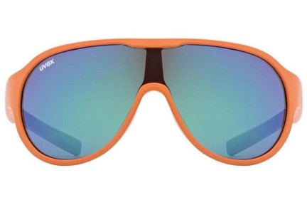 Okulary przeciwsłoneczne uvex sportstyle 512 Orange Mat S3 Pojedyncze | Shield Pomarańczowe