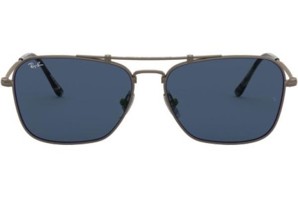 Okulary przeciwsłoneczne Ray-Ban Titanium Titanium Collection RB8136 9138T0 Kwadratowe Brązowe