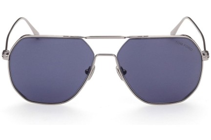 Okulary przeciwsłoneczne Tom Ford FT0852 14V Pilotki (Aviator) Srebrne