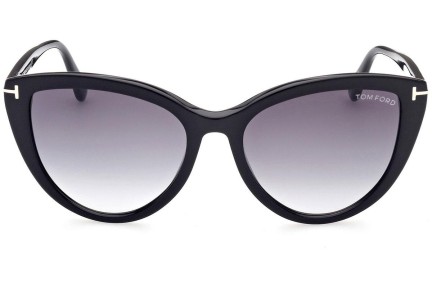 Okulary przeciwsłoneczne Tom Ford FT0915 01B Kocie oczy Czarne