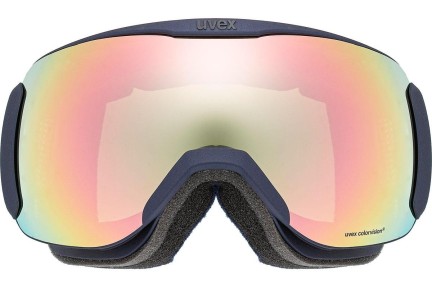 Gogle narciarskie uvex downhill 2100 WE Navy Mat Pojedyncze | Shield Niebieskie