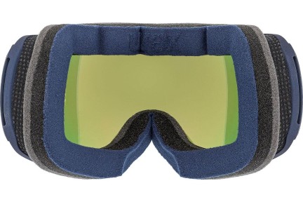 Gogle narciarskie uvex downhill 2100 WE Navy Mat Pojedyncze | Shield Niebieskie