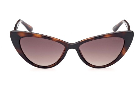 Okulary przeciwsłoneczne Guess GU7830 52F Kocie oczy Havana