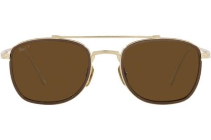 Okulary przeciwsłoneczne Persol PO5005ST 800957 Polarized Kwadratowe Złote