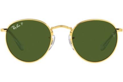 Okulary przeciwsłoneczne Ray-Ban Junior Round Junior RJ9547S 286/2P Polarized Okrągłe Złote