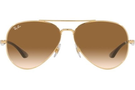 Okulary przeciwsłoneczne Ray-Ban RB3675 001/51 Pilotki (Aviator) Złote