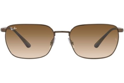 Okulary przeciwsłoneczne Ray-Ban RB3684 014/51 Prostokątne Brązowe