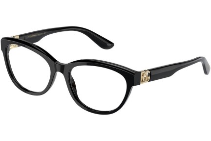 Okulary korekcyjne Dolce & Gabbana DG3342 501 Kocie oczy Czarne