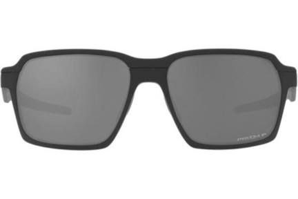 Okulary przeciwsłoneczne Oakley Parlay OO4143-04 Polarized Prostokątne Czarne