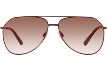 Okulary przeciwsłoneczne Dolce & Gabbana DG2244 13558D Pilotki (Aviator) Czerwone