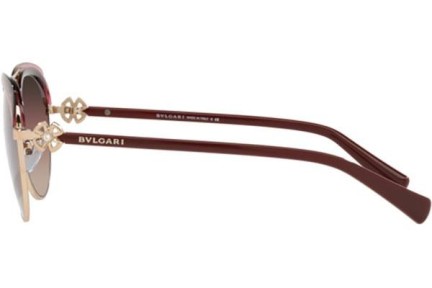 Okulary przeciwsłoneczne Bvlgari BV6164B 2014E2 Pilotki (Aviator) Różowe