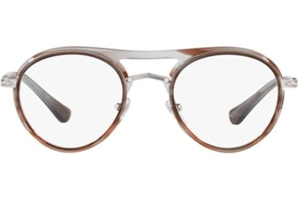 Okulary korekcyjne Persol PO2485V 1147 Okrągłe Brązowe