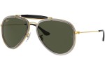 Okulary przeciwsłoneczne Ray-Ban Road Spirit RB3428 923931 Pilotki (Aviator) Złote