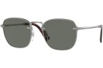 Okulary przeciwsłoneczne Persol PO2490S 513/58 Polarized Kwadratowe Srebrne