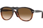 Okulary przeciwsłoneczne Persol PO0649 116051 Pilotki (Aviator) Brązowe