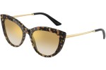 Okulary przeciwsłoneczne Dolce & Gabbana Timeless Collection DG4408 911/6E Kocie oczy Havana