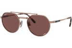 Okulary przeciwsłoneczne Ray-Ban Jack II Titanium Chromance Collection RB8265 3140AF Polarized Okrągłe Złote